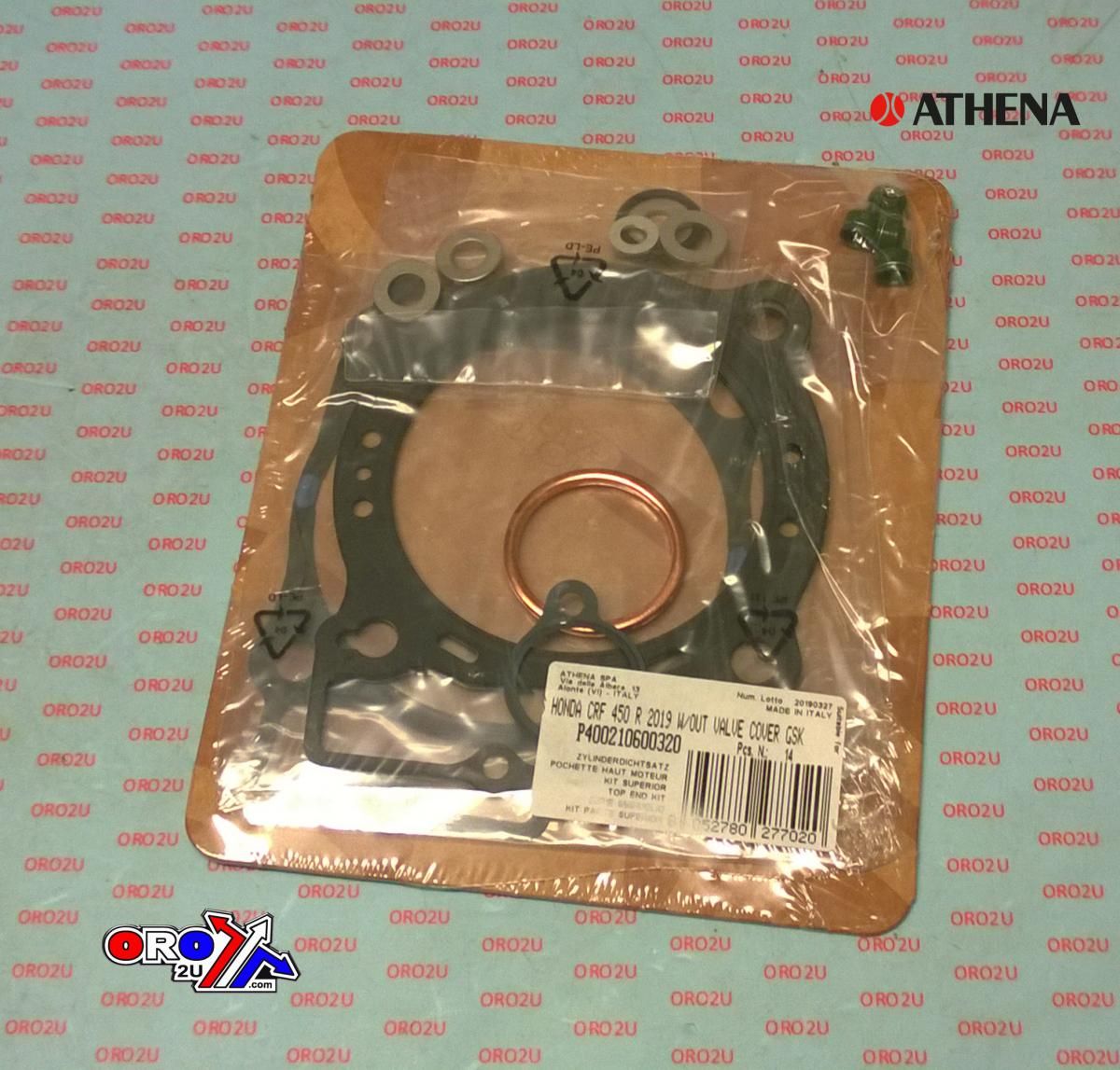 TOP END GASKET SET CRF 450 R/RX 19-20, CRF 450X 19-24 ATHENA P400210600320 HONDA - Image 2