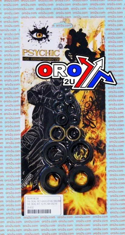 OIL SEAL SET KX 65 80 100,RM, PSYCHIC MX-09216 12pcs