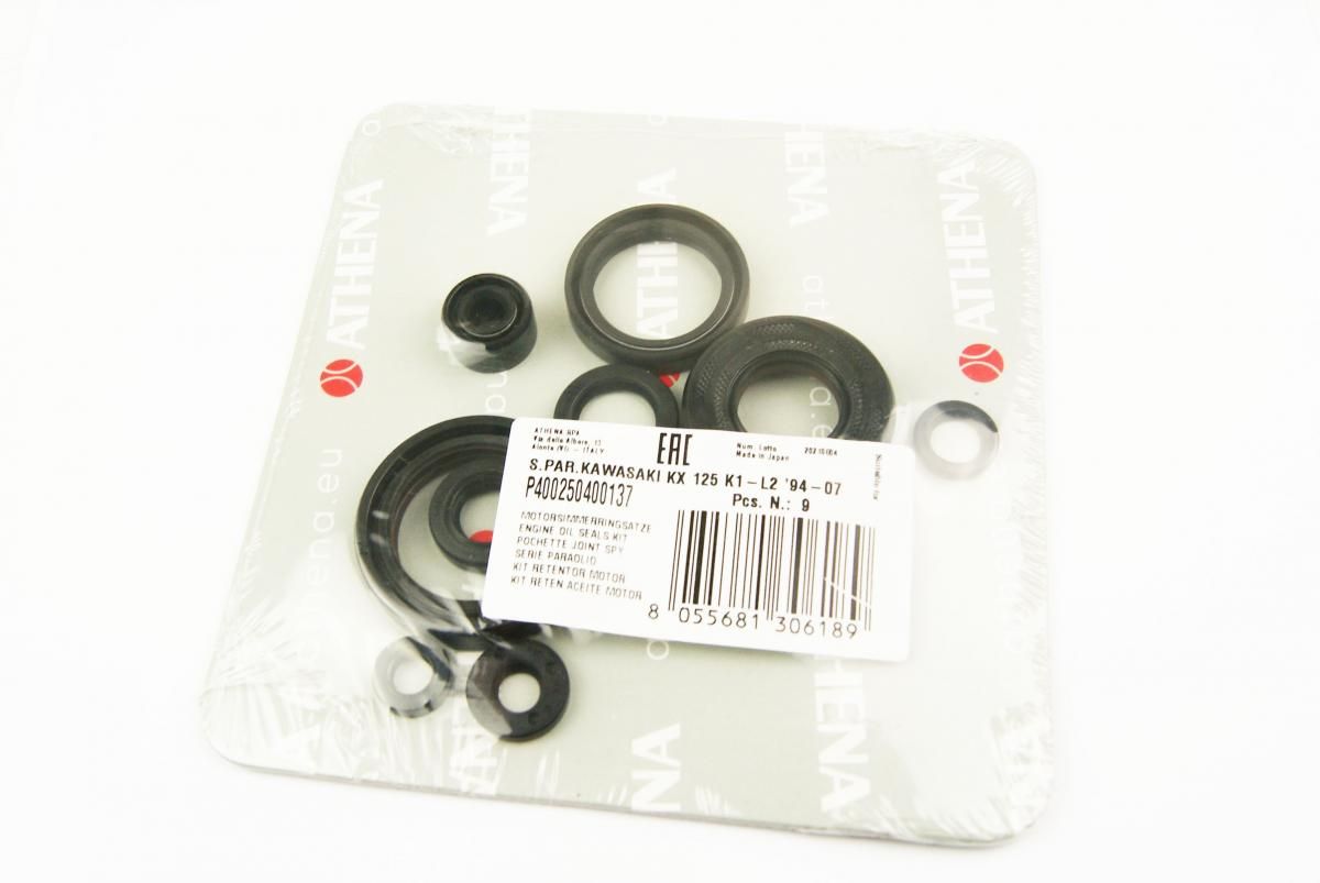 ENGINE OIL SEAL SET KX 125 94-08, ATHENA P400250400137 KAWASAKI