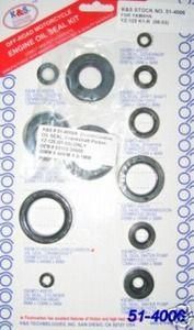 OIL SEAL SET 01-04 YZ125 12Pcs, K&S 51-4006
