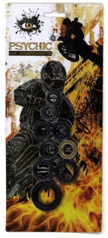 OIL SEAL SET CR60/80/85 9 PCS, PSYCHIC MX-09214 ENGINE