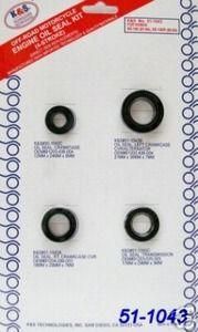 OIL SEAL SET XR100, XL100, CRF, CRF100F 04-12, NSF100 HONDA, 4 PIECE
