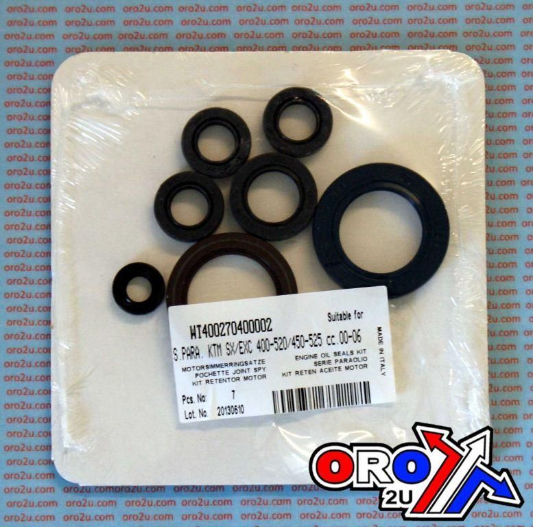 ENGINE OIL SEAL SET SX/XC/RR 400/450/520/525 00-18, ATHENA P400270400002 KTM/BETA - Image 2