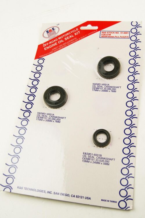 OIL SEAL SET 97-01 50 KTM 3pcs