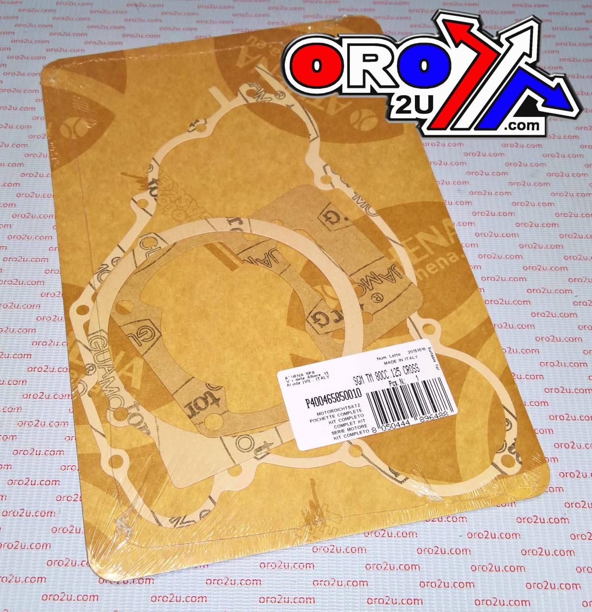 COMPLETE GASKET SET TM 80 CROSS 125, ATHENA P400465850010 - Image 2