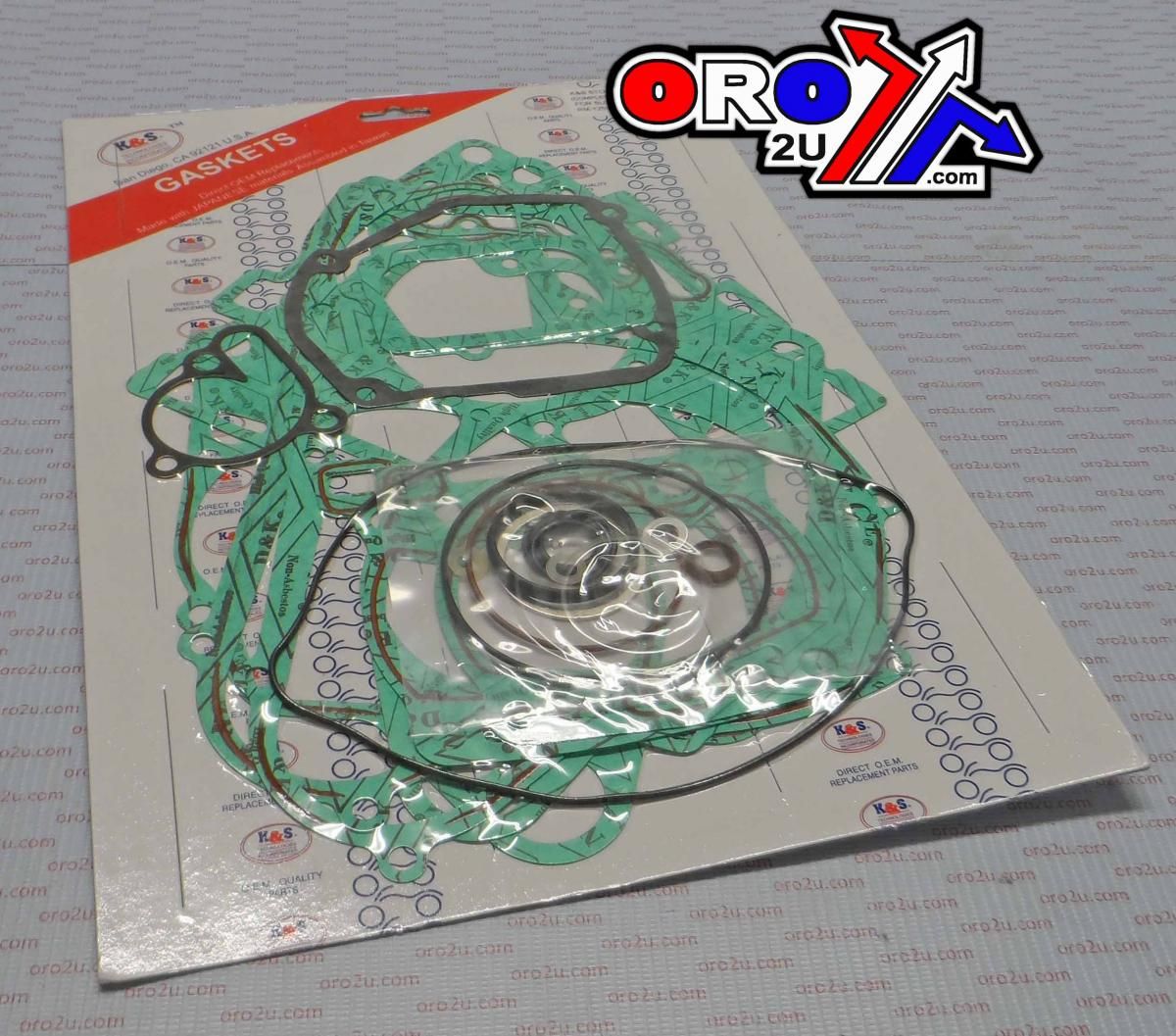 GASKET FULL SET 92-08 RM125, K&S 71-3002 COMPLETE SUZUKI