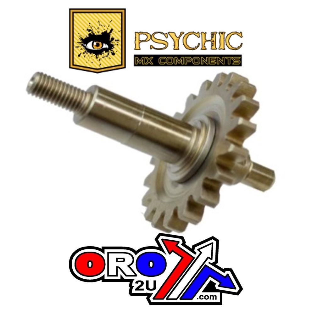 WATER PUMP SHAFT 19240-KZ3-J20, HONDA CR 250 R, MX-10205B 19240-KZ3-B10 19240-KZ3-J10, SHAFT WITH GEAR - Image 2