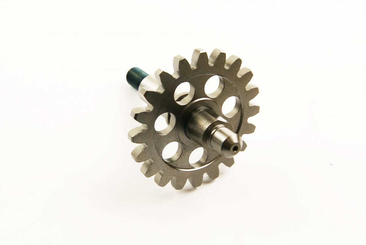 WATER PUMP SHAFT 5XC-12459-00, YAMAHA YZ 250 F, MX-10219B, SHAFT WITH GEAR - Image 2