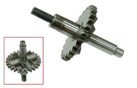 WATER PUMP SHAFT 19230-GC4-730, HONDA CR 80 85 R, MX-10207E, SHAFT WITH GEAR