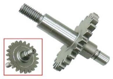 WATER PUMP SHAFT 5DH-12459-01-00, YAMAHA YZ 85 125, MX-10232B, SHAFT WITH GEAR