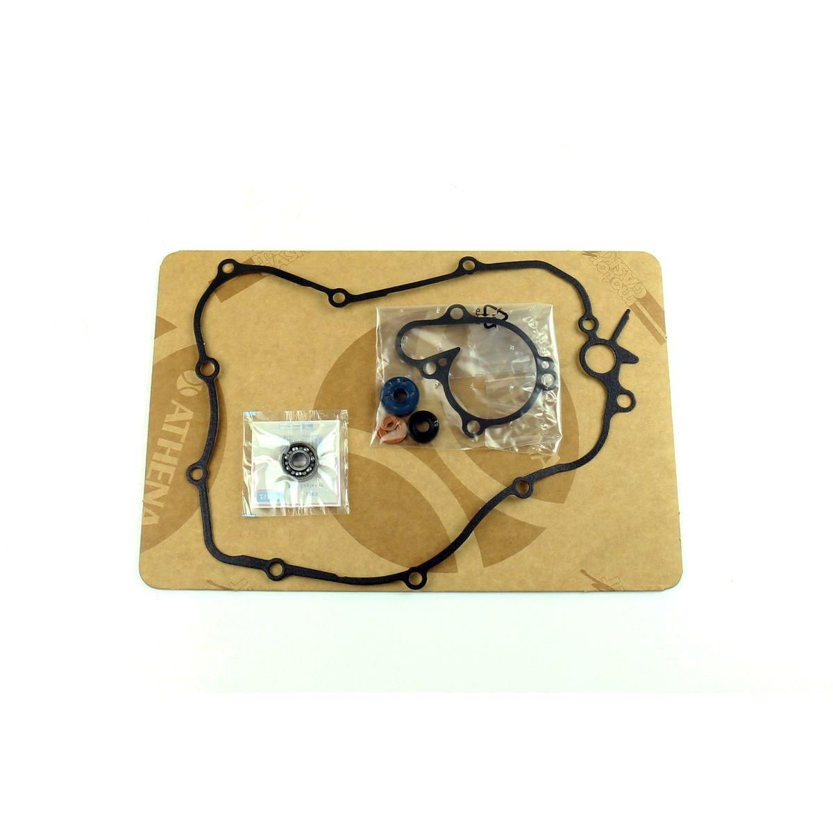 WATER PUMP GASKET KIT YZ/XX/XE 125 05-24, ATHENA P400485475004 YAMAHA/FANTIC WITH BEARING