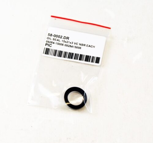 OIL SEAL 15x21x3 VC NBR EACH, 09284-15006 0928415006 REAR SHOCK ABSORBER, !!! DIRT RAVING KIT’S !!!