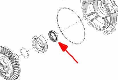 OIL SEAL AXLE REAR DIFFERENTIAL, 30x47x7 TC Can Am Outlander Renegade Commander, 705501996 705501196 70550751 - Image 3