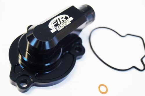 WATER PUMP COVER 16-18 SX125 KTM, FIR ASWPC-03, BILLET ALLOY BLACK, 50435052000 OEM FITMENT