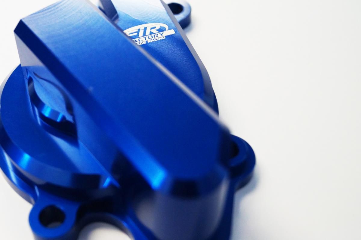 WATER PUMP COVER 14-19 SHERCO, FIR ASWPC-17, BILLET ALLOY BLUE, STANDARD WATER PUMP COVER - Image 2