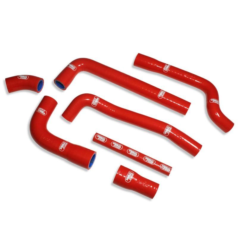 SAMCO HOSE KIT GASGAS OEM STYLE, 7 PIECE KIT, RED, GAS-8 RD