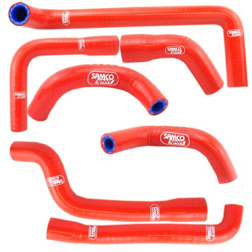 SAMCO HOSE KIT GASGAS OEM STYLE, 7 PIECE KIT, RED, GAS-6 RD
