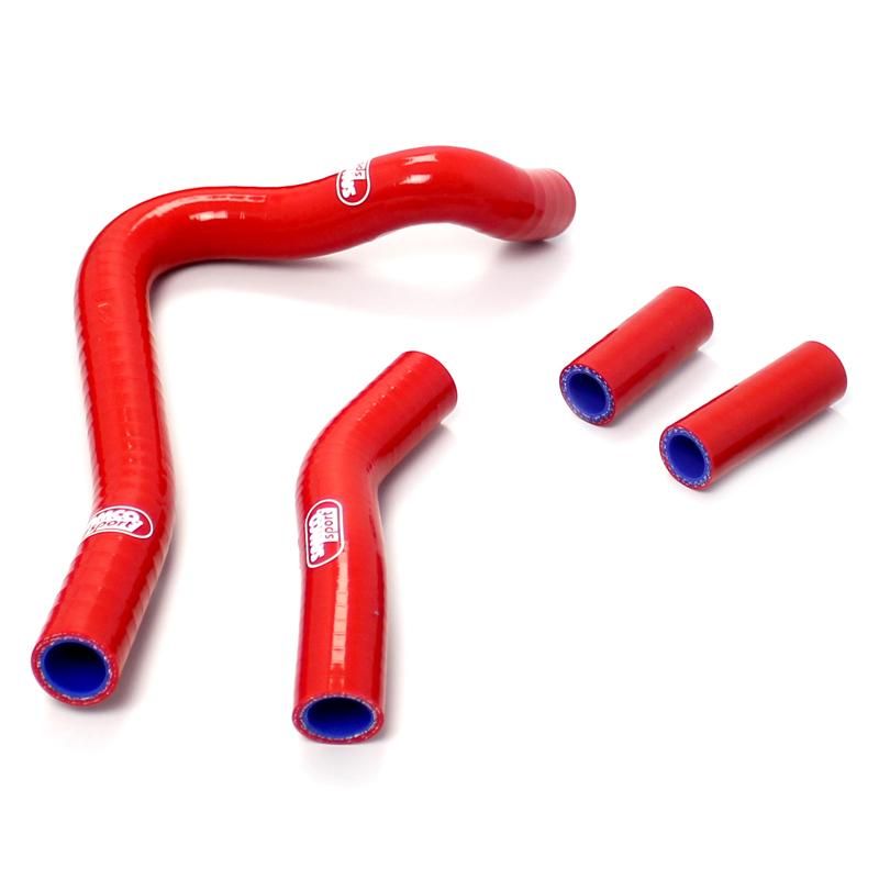 SAMCO HOSE KIT HONDA, 4 PIECE KIT, RED, HON-57 RD