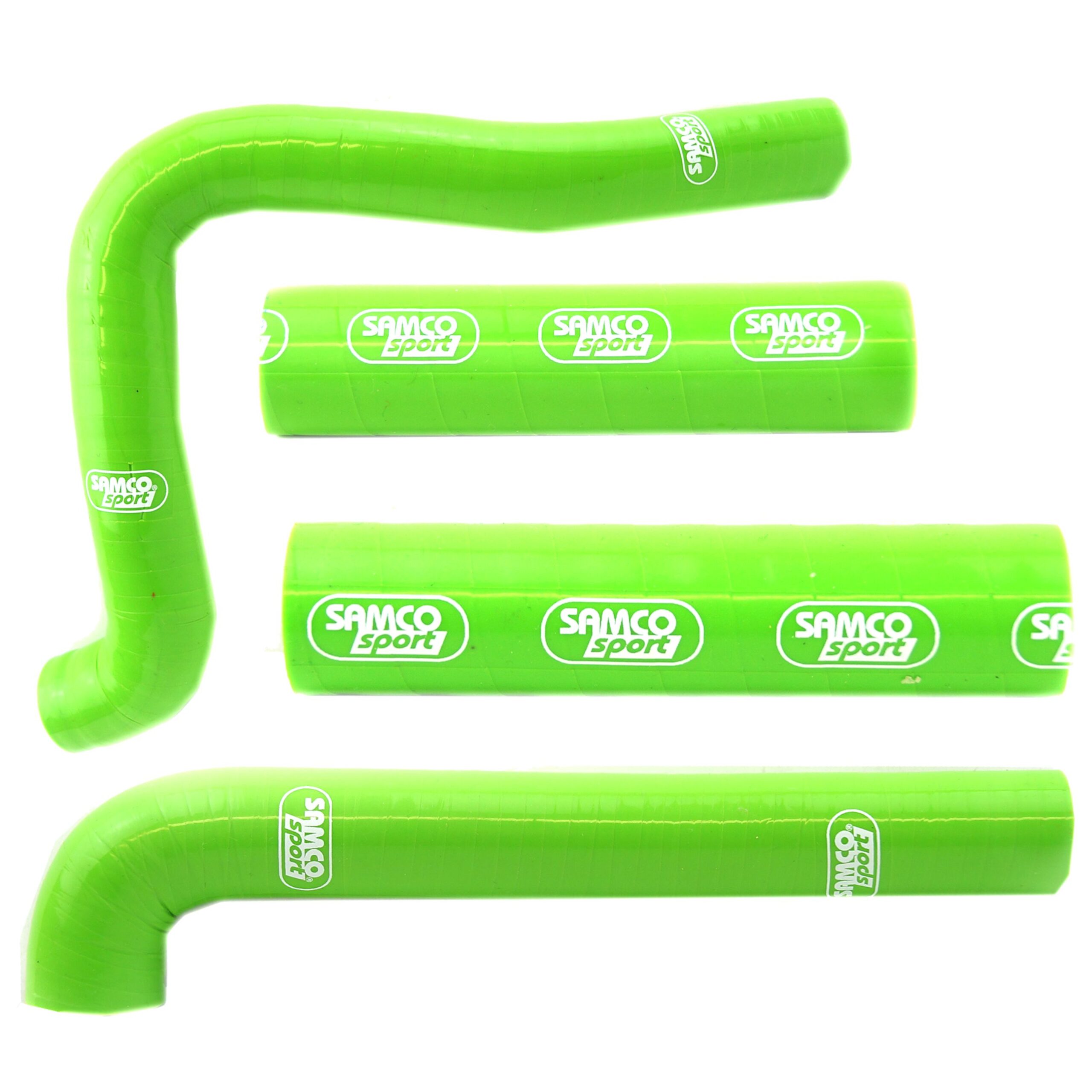 SAMCO HOSE KIT KAWASAKI, 4 PIECE KIT, GREEN, KAW-82 GREEN