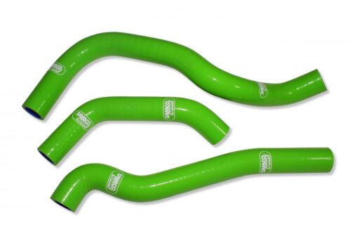 SAMCO HOSE KIT KAWASAKI Coolant Hoses Only, 3 PIECE KIT, GREEN, KAW-56 GN