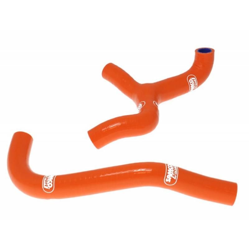 SAMCO HOSE KIT KTM Y' Piece Race Design, 2 PIECE KIT, ORANGE, KTM-25 OR