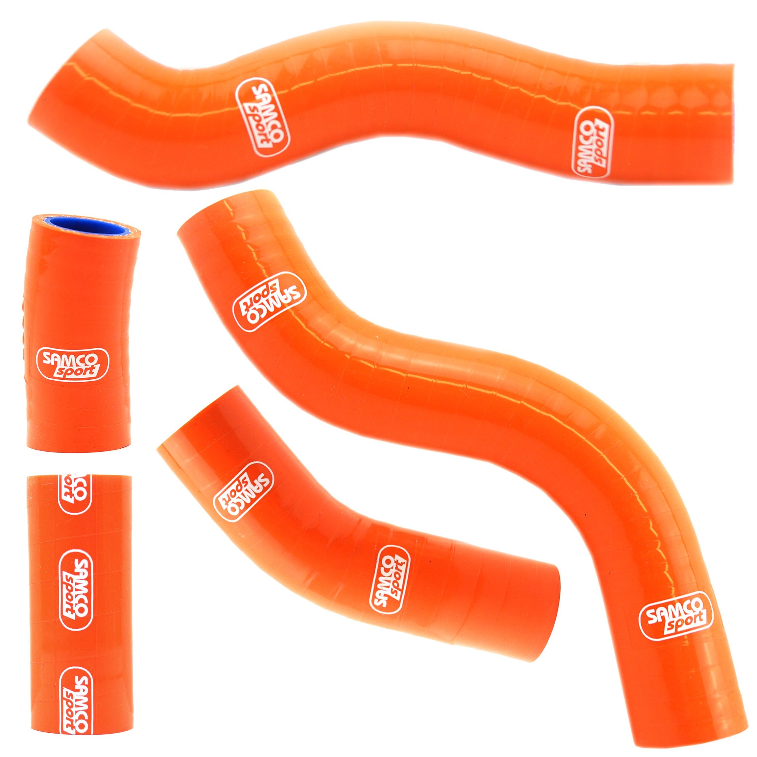 SAMCO HOSE KIT KTM OEM DESIGN, 6 PIECE KIT, ORANGE, KTM-82 OR