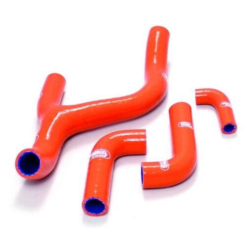 SAMCO HOSE KIT KTM Y’ Piece Race Design, 4 PIECE KIT, ORANGE, KTM-53 OR