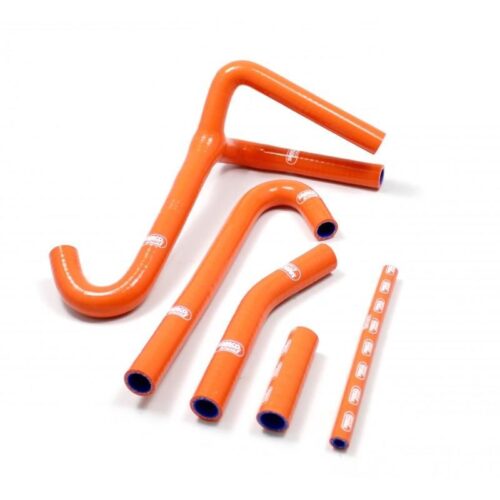 SAMCO HOSE KIT KTM ‘Y’ Piece Race Design, 5 PIECE KIT, ORANGE, KTM-68 OR