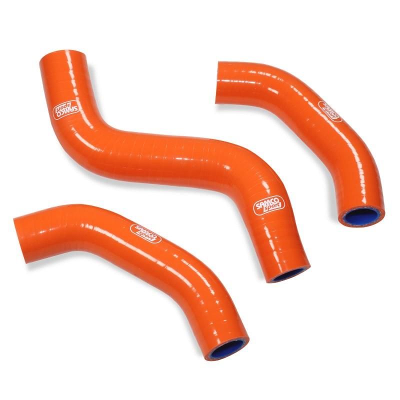SAMCO HOSE KIT KTM, 3 PIECE KIT, ORANGE, KTM-108 OR