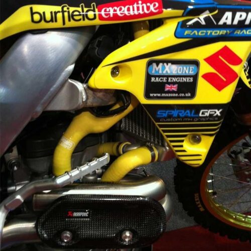 SAMCO HOSE KIT SUZUKI Y’ Piece Race Design, 4 PIECE KIT, YELLOW, SUZ-47 YE