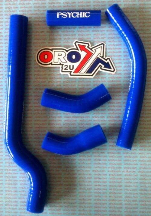 HOSE KIT/5 06 YZF250, WRF07-09, SILICONE RADIATOR YAMAHA, PSYCHIC MX-10036 BLUE
