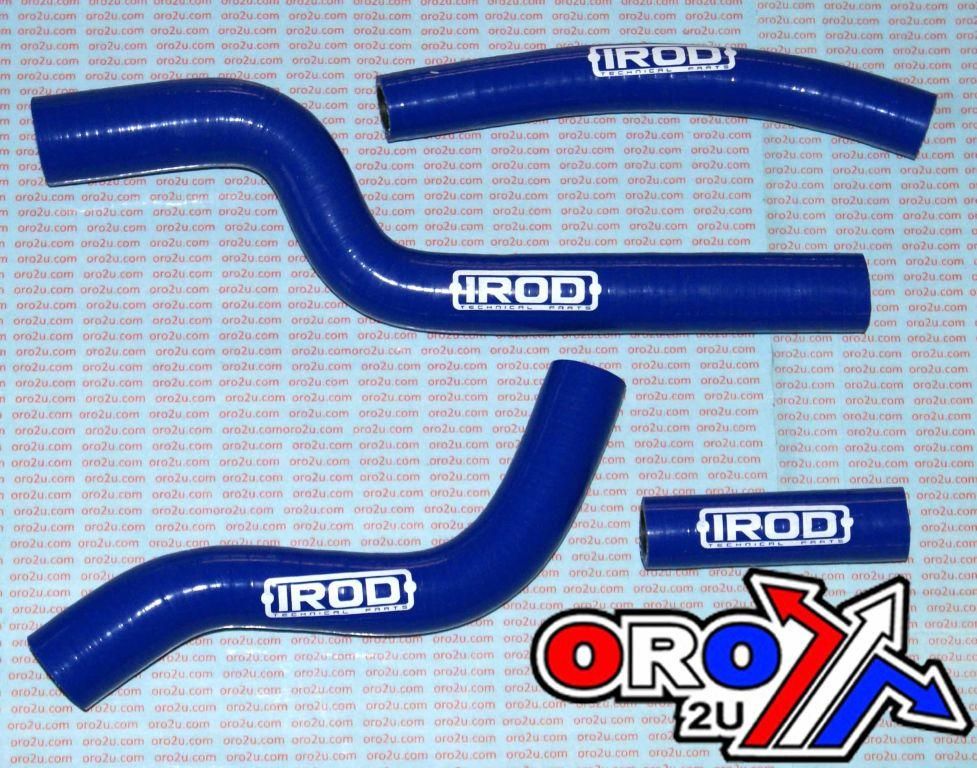 HOSE KIT/4 07-09 YZF250 BLUE, SILICONE RADIATOR YAMAHA, IROD 010050