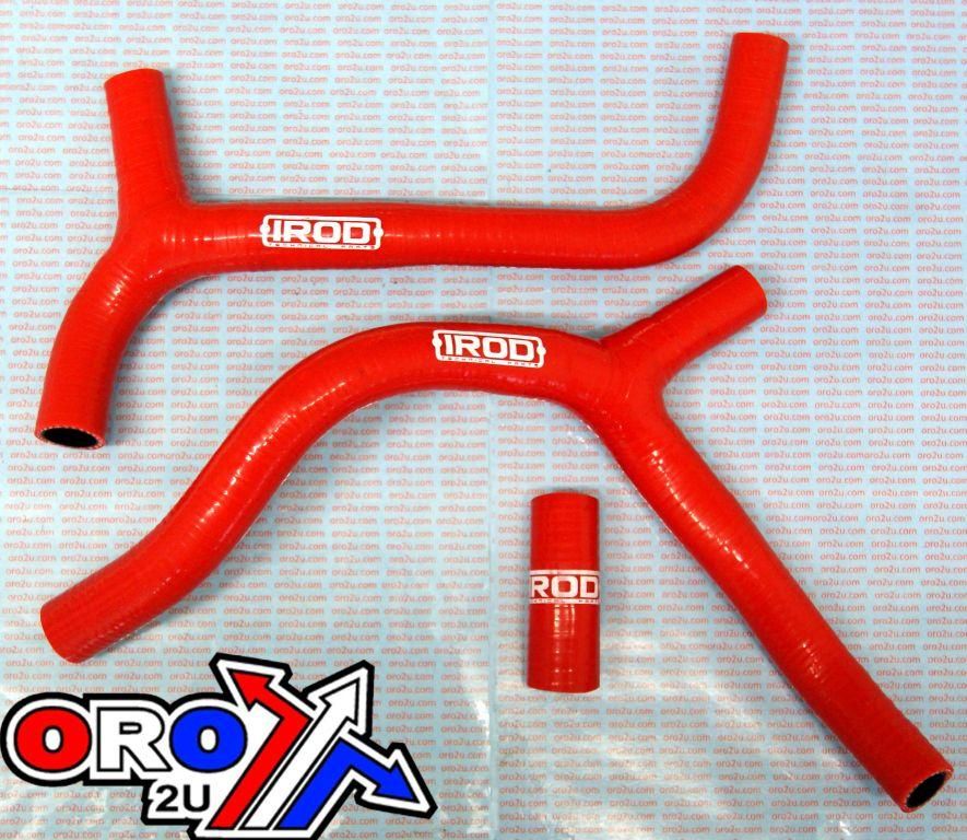 HOSE 09-12 CRF450 RED KIT/3, SILICONE RADIATOR HOSE HONDA, IROD 010010 - Image 2