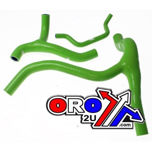 HOSE 09-14 KXF450 GREEN KIT/3, SILICONE RADIATOR Y SET