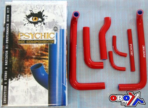 HOSE KIT/7 GAS GAS 2 STOKE RED, PSYCHIC MX-10044RD SILICONE, RADIATOR HOSE 125/200/250/300