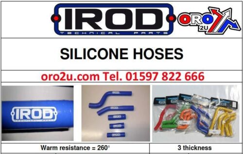 HOSE KIT-3 KX85 100 98-13 GREEN, SILICONE RADIATOR KAWASAKI, IROD 010015