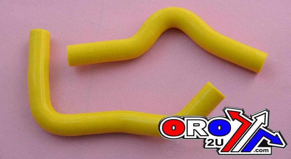 HOSE KIT/2 00-12 RM85 YELLOW, SILICONE RADIATOR SUZUKI - Image 2