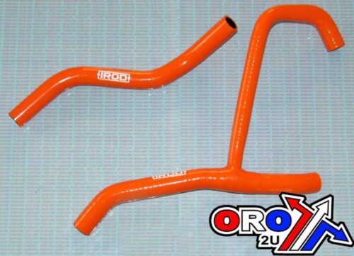 HOSE KIT KTM XC450 520 08-11, SILICONE RADIATOR ORANGE ATV, IROD 010508