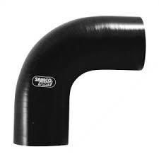 SILICONE HOSE 22MM 90 BEND, BLACK, UNIVERSAL AIR, WATER, INTAKE