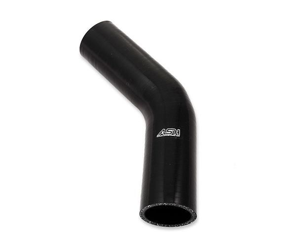 SILICONE HOSE 22MM 45 BEND, BLACK, UNIVERSAL AIR, WATER, INTAKE