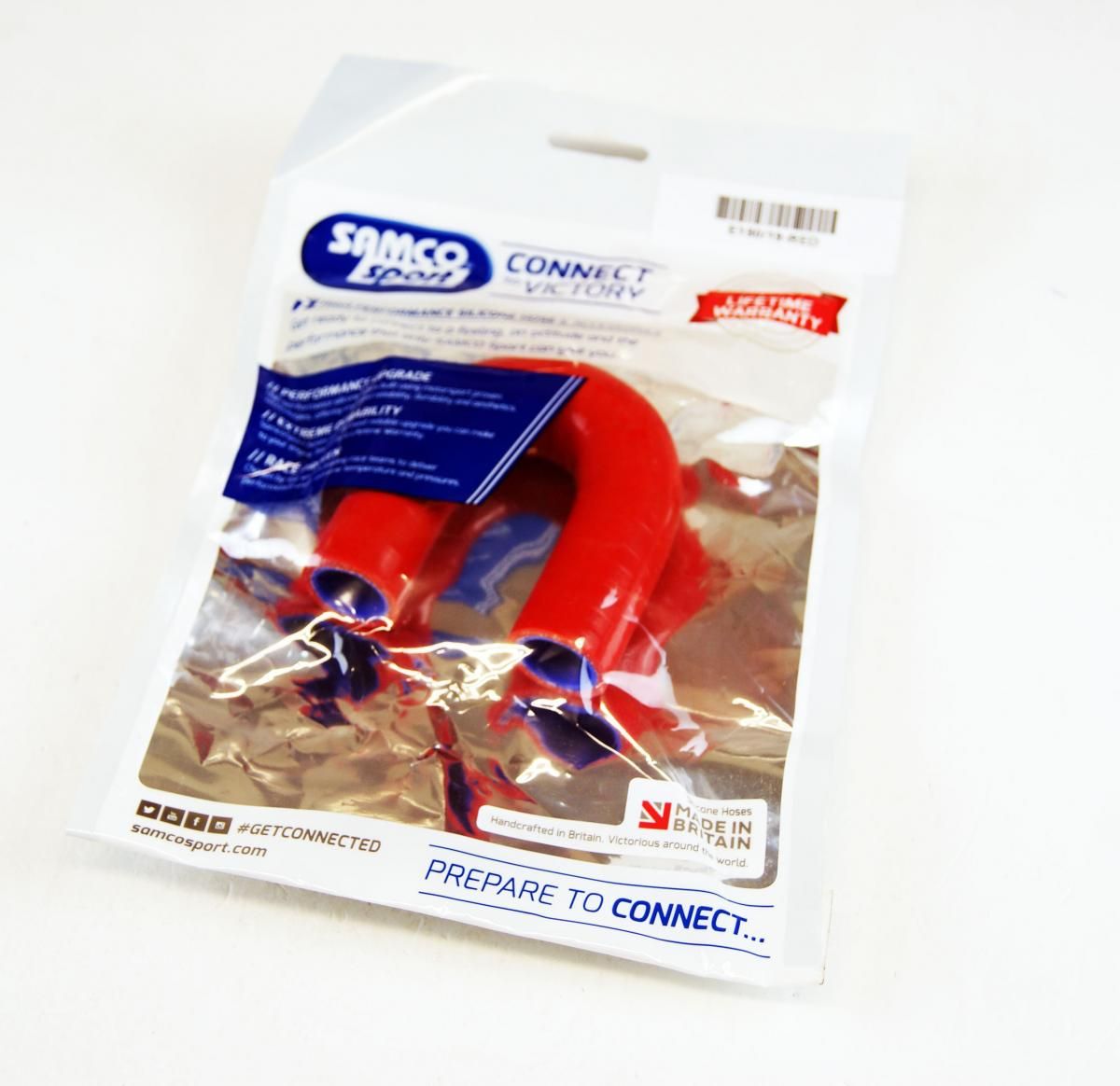 SILICONE HOSE 19MM 180 BEND, RED, UNIVERSAL AIR, WATER, INTAKE - Image 2