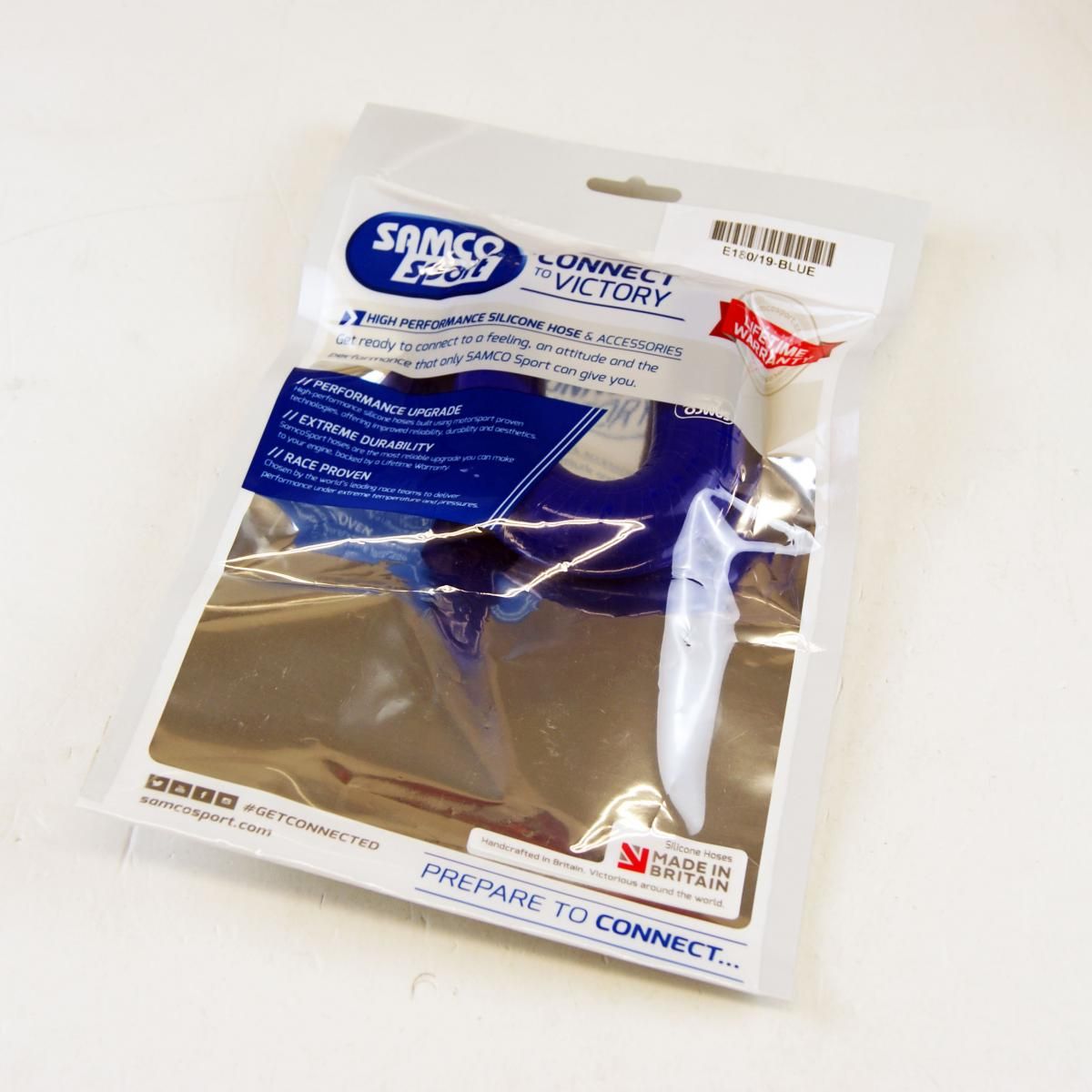 SILICONE HOSE 19MM 180 BEND, BLUE, UNIVERSAL AIR, WATER, INTAKE