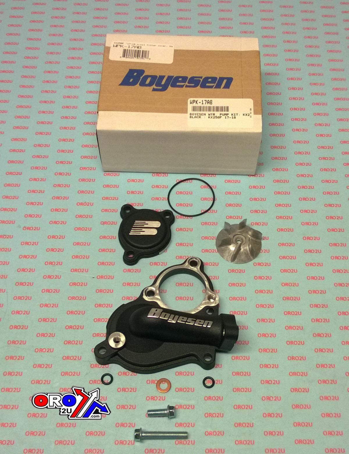 WATER PUMP COVER 17-23 KX250F, BOYESEN WPK-17AB SUPERCOOLER - Image 2