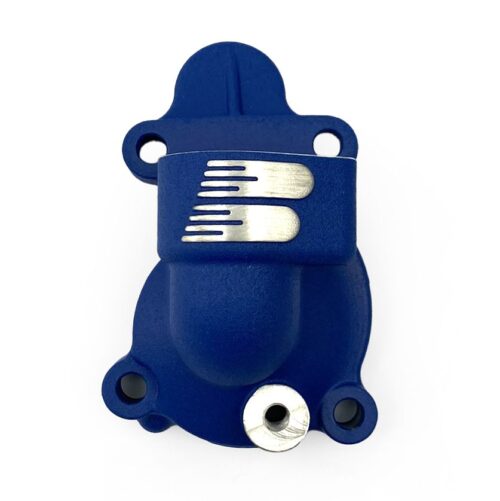WATER PUMP COVER BLUE 2024 KAWASAKI KX 450 F, BOYESEN WPK18DL SUPERCOOLER
