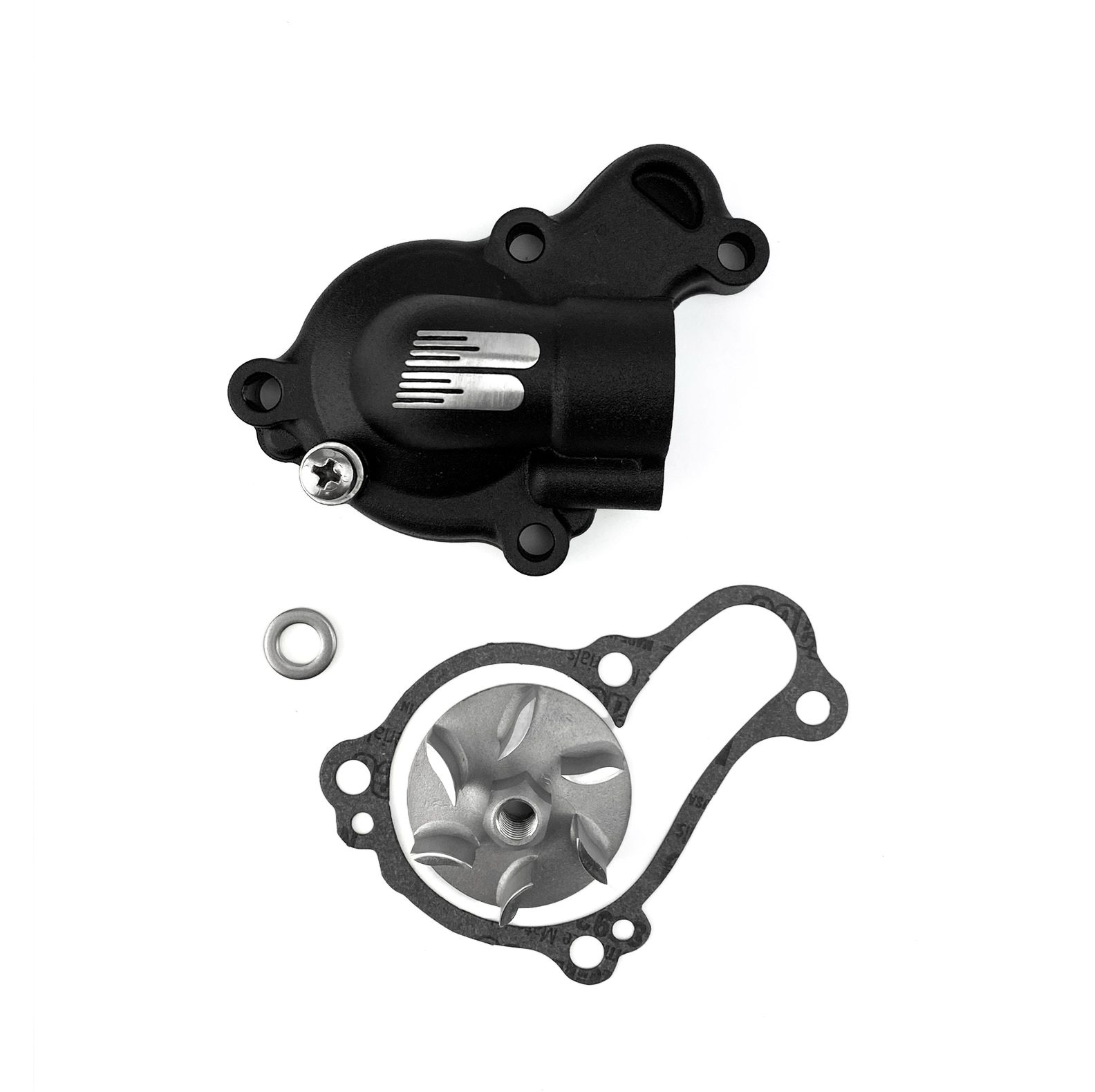 WATER PUMP COVER 19-25 YZ250F, SUPERCOOLER BOYESEN WPK-37CB, BLACK