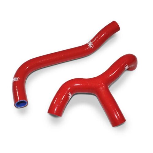 SAMCO HOSE KIT KTM Y’ Piece Race Design, 2 PIECE KIT, RED, KTM-86 RD