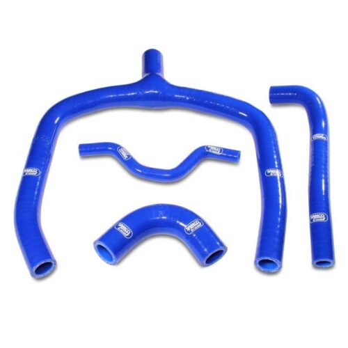 SAMCO HOSE KIT KAWASAKI Y Piece Race Design, 4 PIECE KIT, BLUE, KAW-33 BU