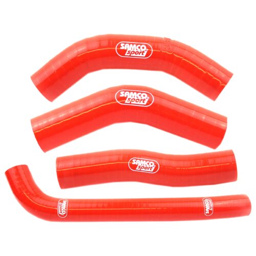 SAMCO HOSE KIT HONDA CRF 250, 4 PIECE KIT, RED, HON-61-RD