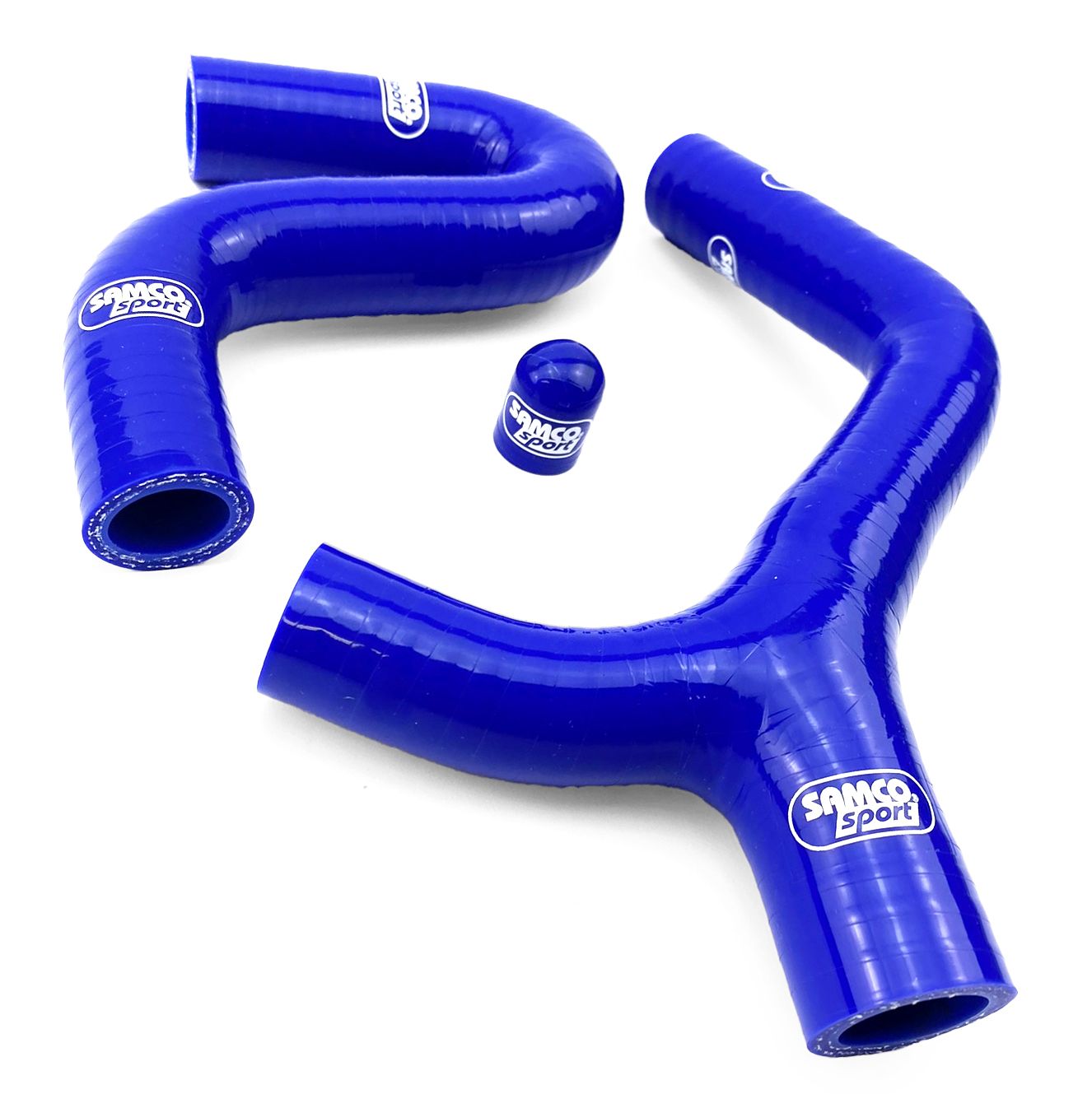 SAMCO HOSE KIT KTM Thermostat Bypass, 3 PIECE KIT, BLUE, KTM-23 BU - Image 2