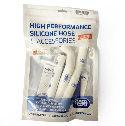 SAMCO HOSE KIT KTM Thermostat Bypass, 3 PIECE KIT, WHITE, KTM-73 WH